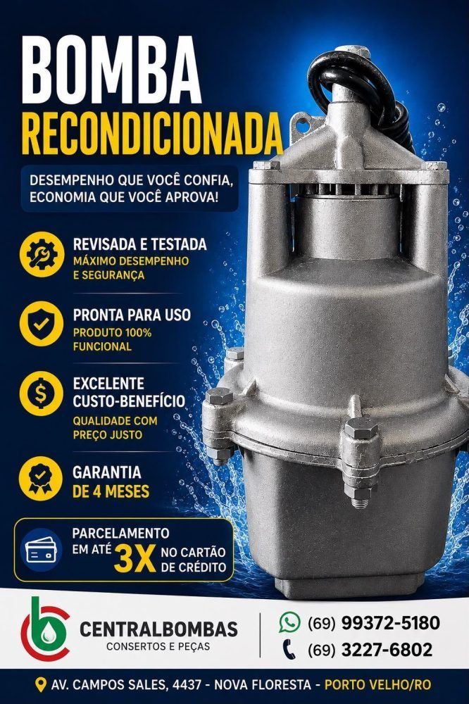 Venda de bombas d'água